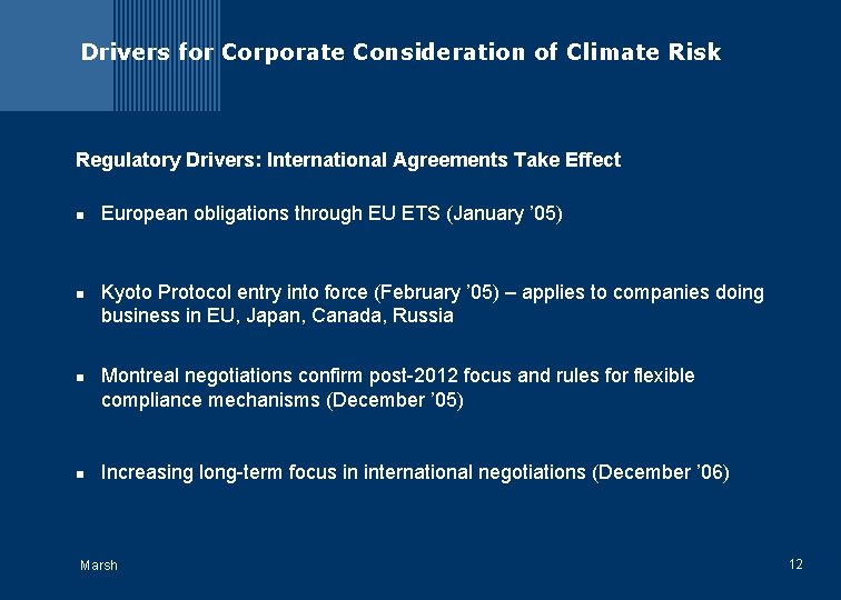 July 26 2006 Understanding and Managing Environmental Risks