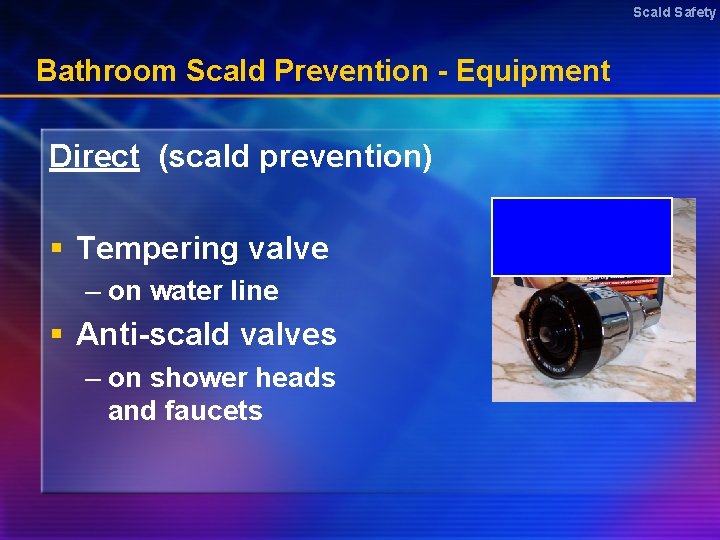 Scald Safety Bathroom Scald Prevention - Equipment Direct (scald prevention) § Tempering valve –