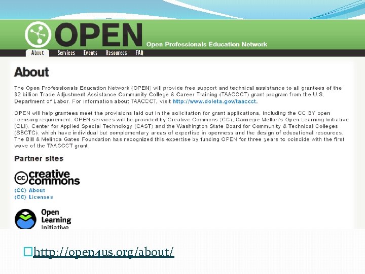 �http: //open 4 us. org/about/ 