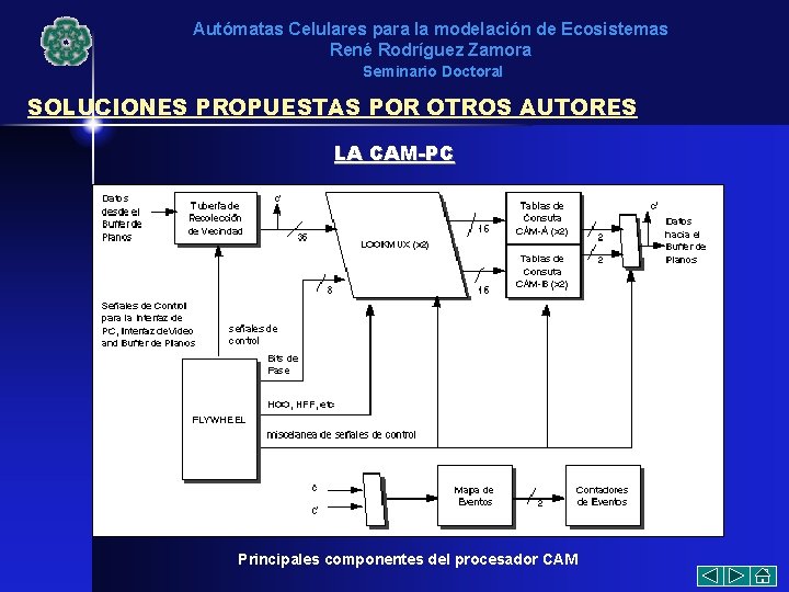 Autómatas Celulares para la modelación de Ecosistemas René Rodríguez Zamora Seminario Doctoral SOLUCIONES PROPUESTAS