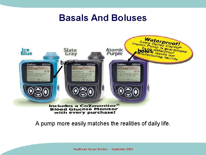 Basals And Boluses bolus basal A pump more easily matches the realities of daily Basals And Boluses bolus basal A pump more easily matches the realities of daily