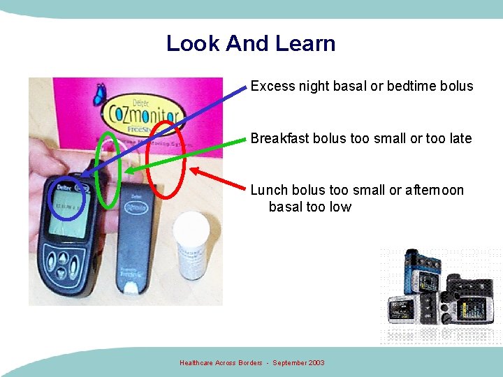 Look And Learn Excess night basal or bedtime bolus Breakfast bolus too small or Look And Learn Excess night basal or bedtime bolus Breakfast bolus too small or