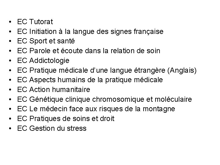  • • • EC Tutorat EC Initiation à la langue des signes française