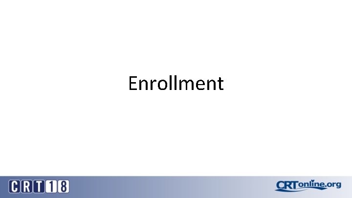 Enrollment 