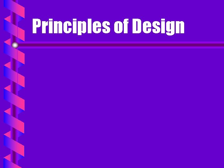 Principles of Design 