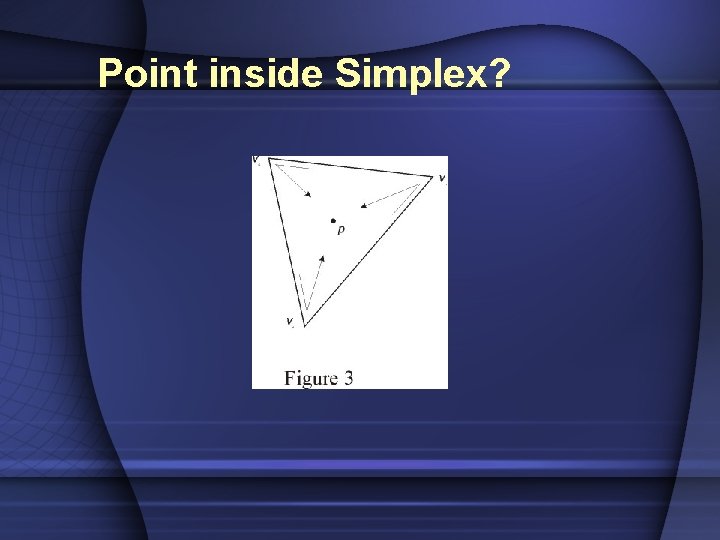 Point inside Simplex? 