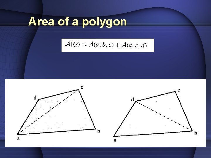 Area of a polygon 