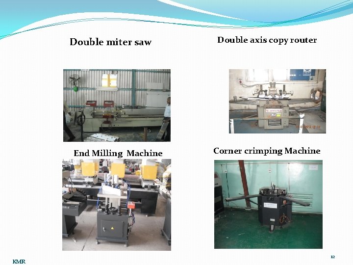 Double miter saw End Milling Machine KMR Double axis copy router Corner crimping Machine