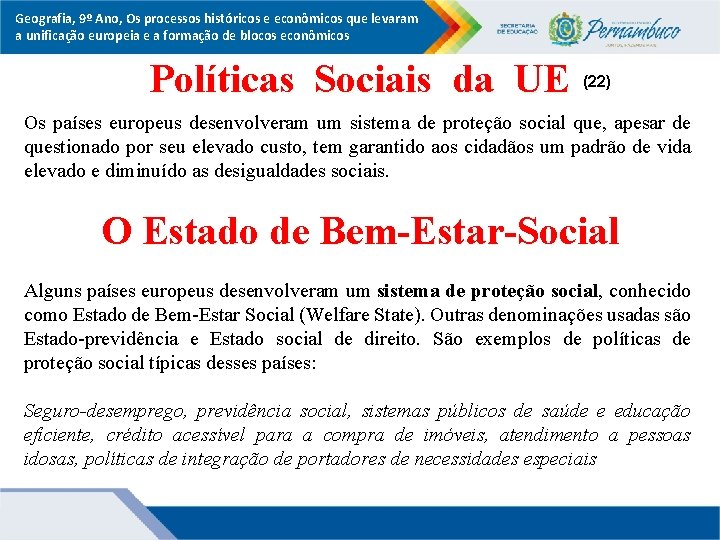 Geografia, 9º Ano, Os processos históricos e econômicos que levaram a unificação europeia e