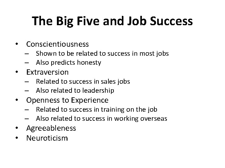 Personality In The Workplace Module From Siop Personality