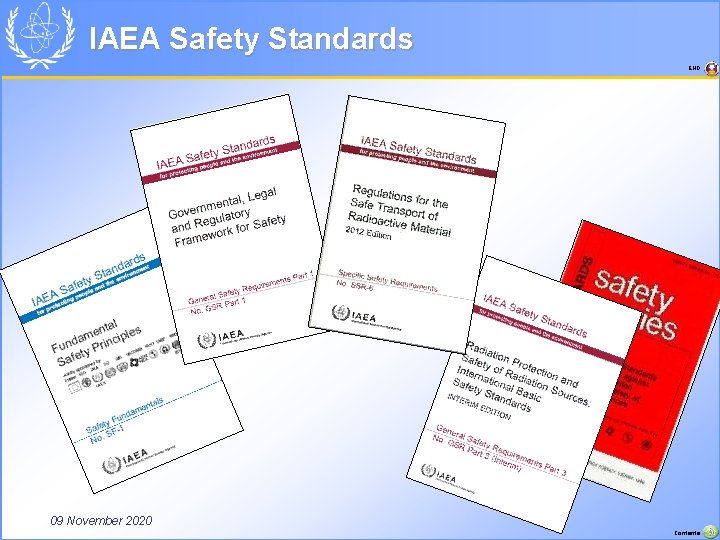 IAEA Safety Standards END 09 November 2020 Contents 