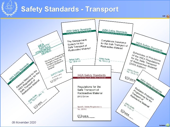 Safety Standards - Transport END 09 November 2020 Contents 