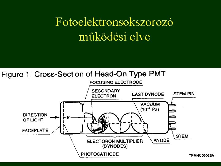 Fotoelektronsokszorozó működési elve 