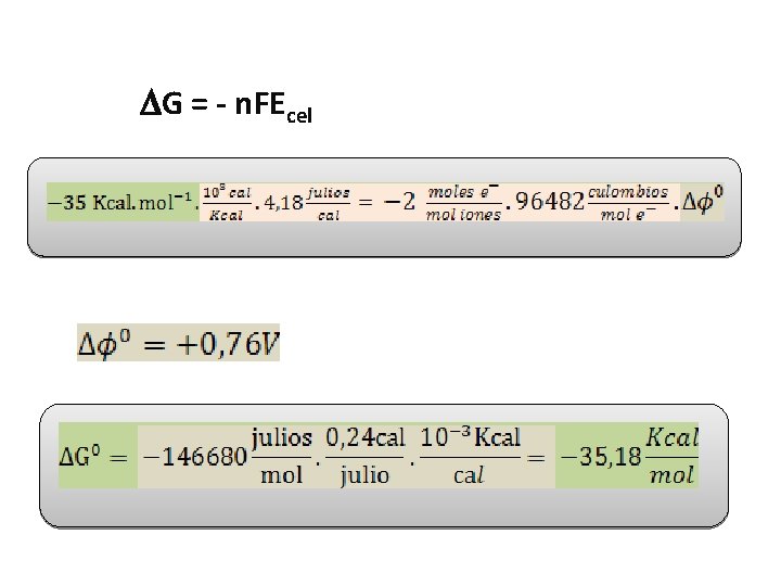  G = - n. FEcel 