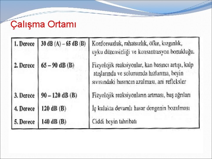 Çalışma Ortamı 