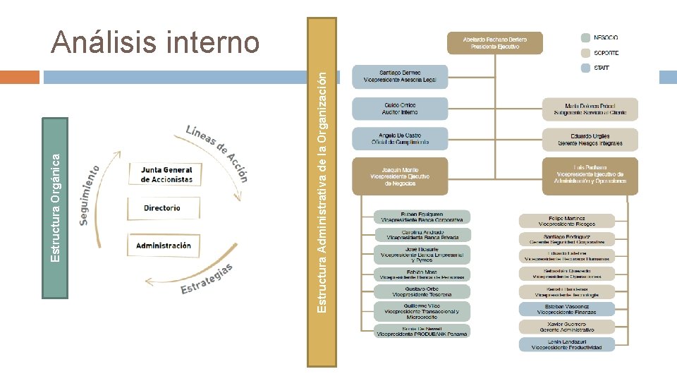 Estructura Administrativa de la Organización Estructura Orgánica Análisis interno 