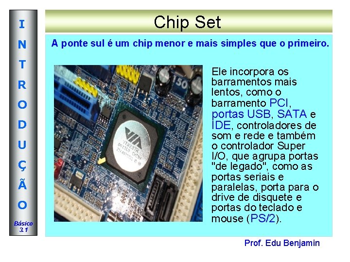 I N T R O D U Ç Ã O Básico 3. 1 Chip I N T R O D U Ç Ã O Básico 3. 1 Chip