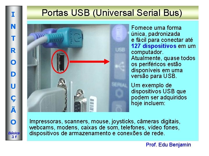 I N T R O D U Ç Ã O Básico 3. 1 Portas I N T R O D U Ç Ã O Básico 3. 1 Portas