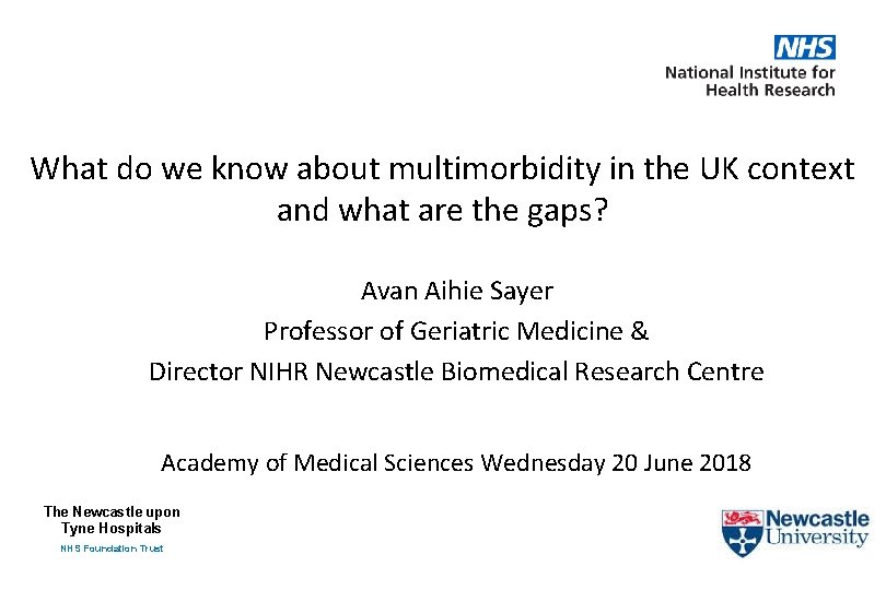 What do we know about multimorbidity in the UK context and what are the