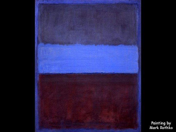 Painting by Mark Rothko 