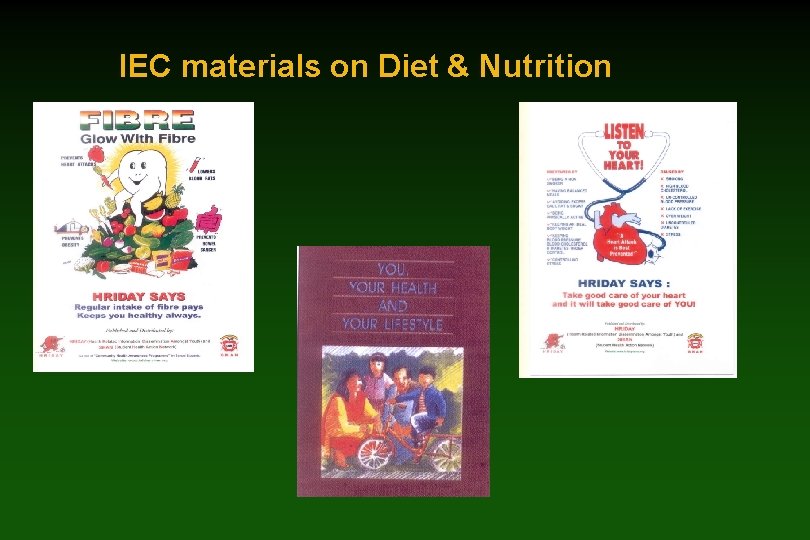 IEC materials on Diet & Nutrition 