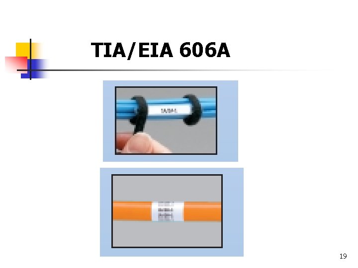 TIA/EIA 606 A 19 TIA/EIA 606 A 19