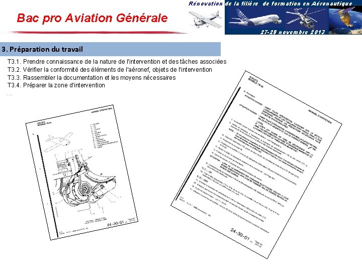 Rénovation de la filière de formation en Aéronautique Bac pro Aviation Générale 27 -28