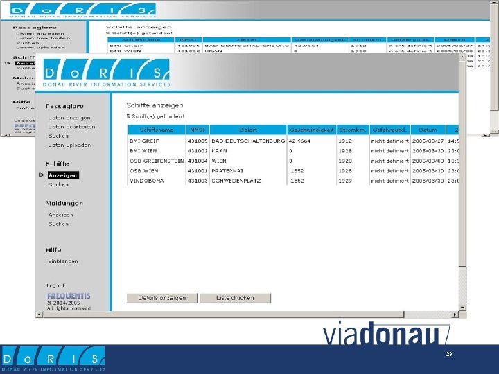 Do. RIS Webinterface Schiffsanzeige 23 