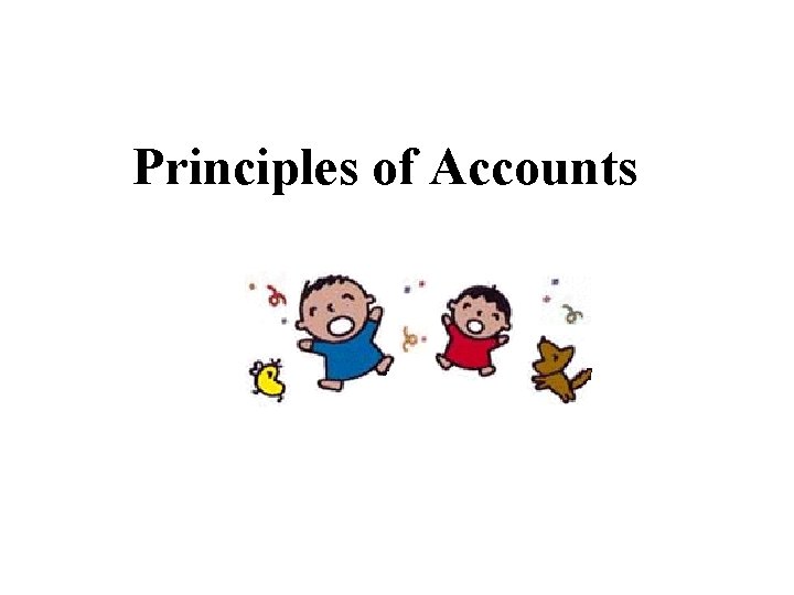 Principles of Accounts 