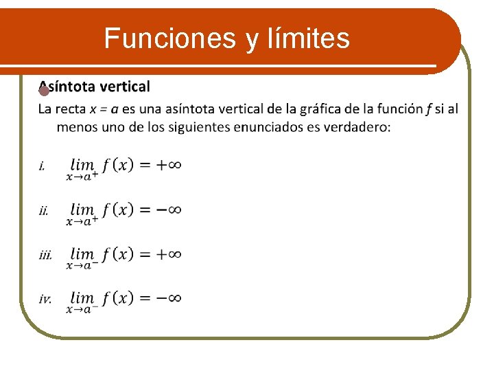 Funciones y límites l 