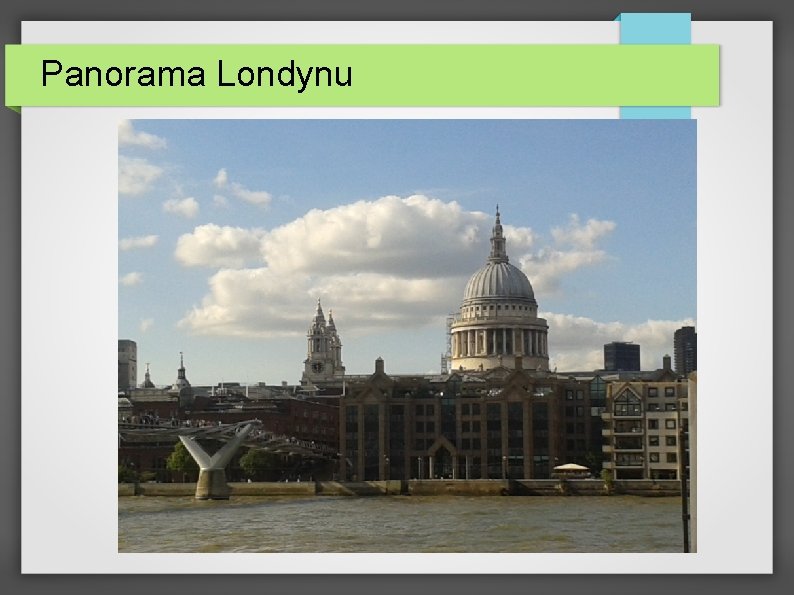 Panorama Londynu 