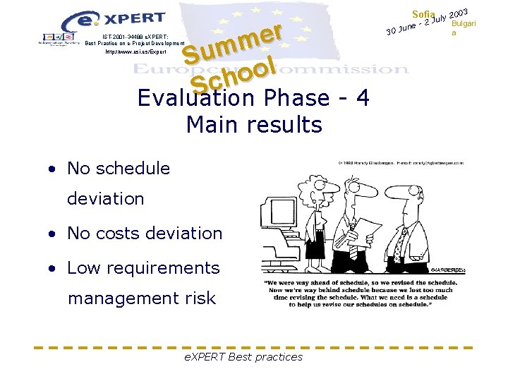 r e m m u S l o o ch S Evaluation Phase - r e m m u S l o o ch S Evaluation Phase -
