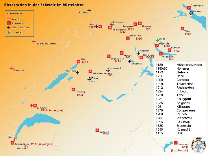 1200 1212 1231 1251 1228 1335 1358 1192 1280 1455 1180 1224 1315 (Auvergne)