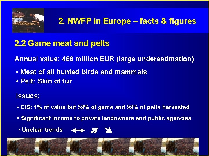 2. NWFP in Europe – facts & figures 2. 2 Game meat and pelts