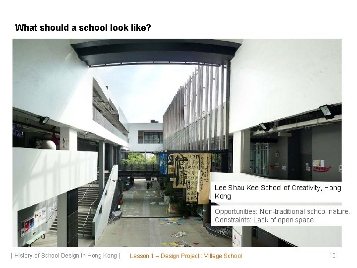 What should a school look like? Lee Shau Kee School of Creativity, Hong Kong