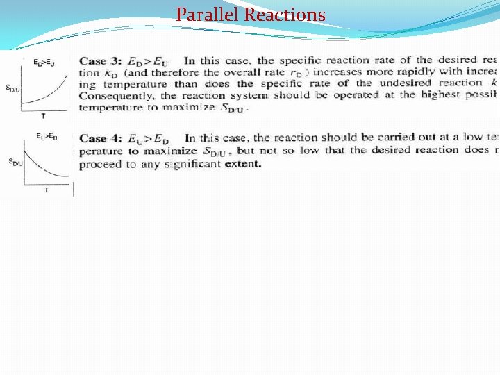 Parallel Reactions 