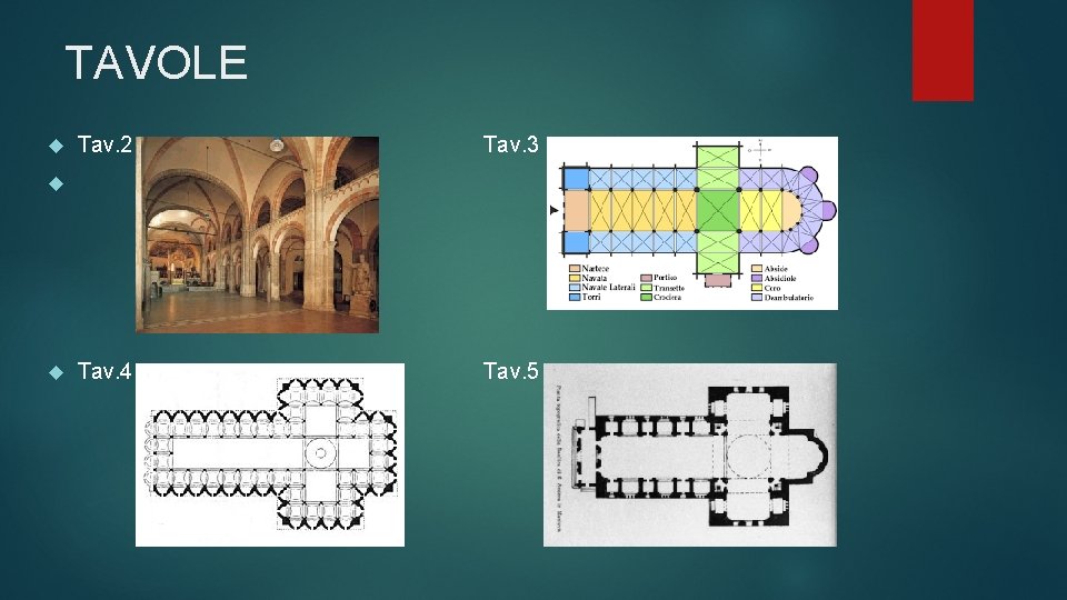 TAVOLE Tav. 2 Tav. 3 Tav. 4 Tav. 5 