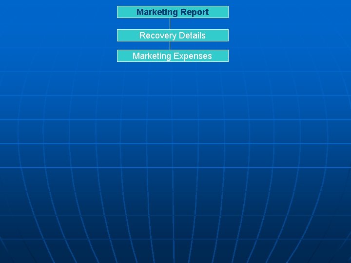 Marketing Report Recovery Details Marketing Expenses 