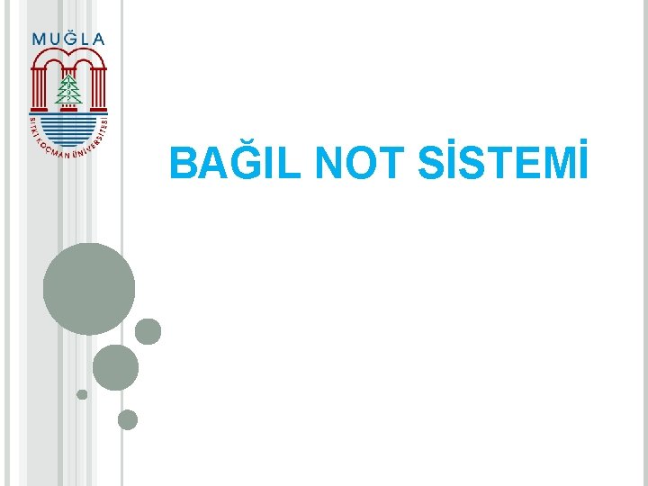 BAĞIL NOT SİSTEMİ 