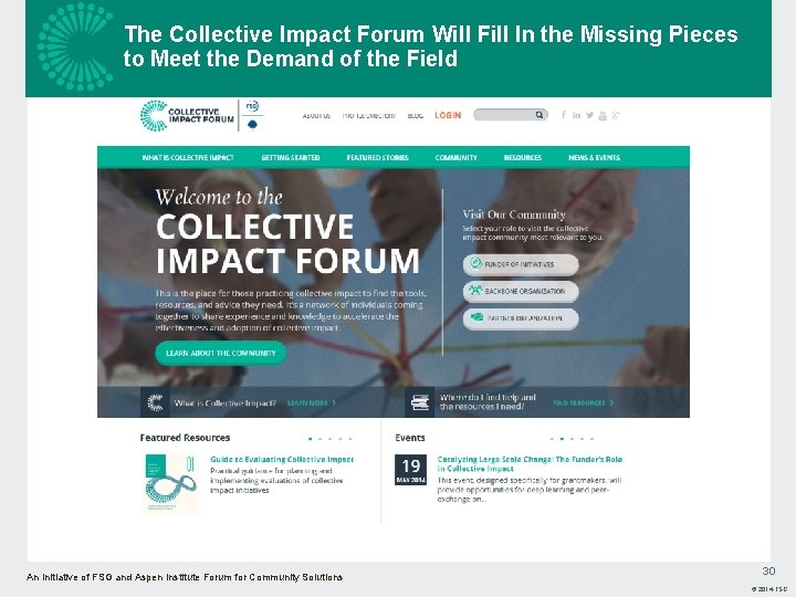 The Collective Impact Forum Will Fill In the Missing Pieces to Meet the Demand