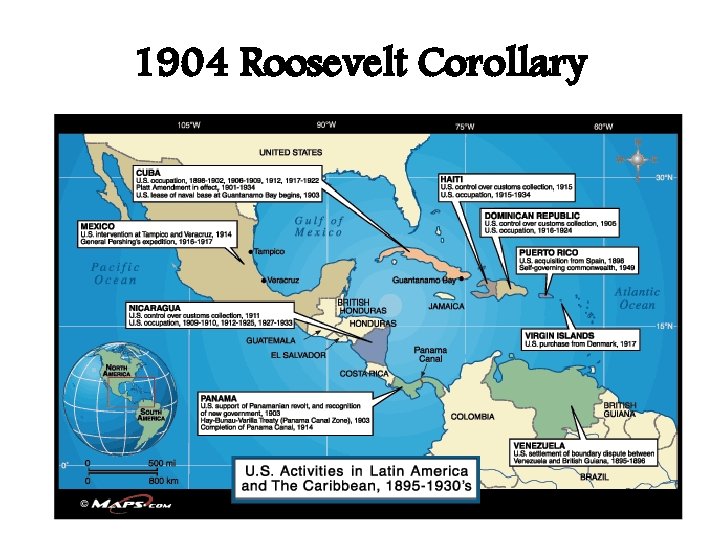 1904 Roosevelt Corollary 