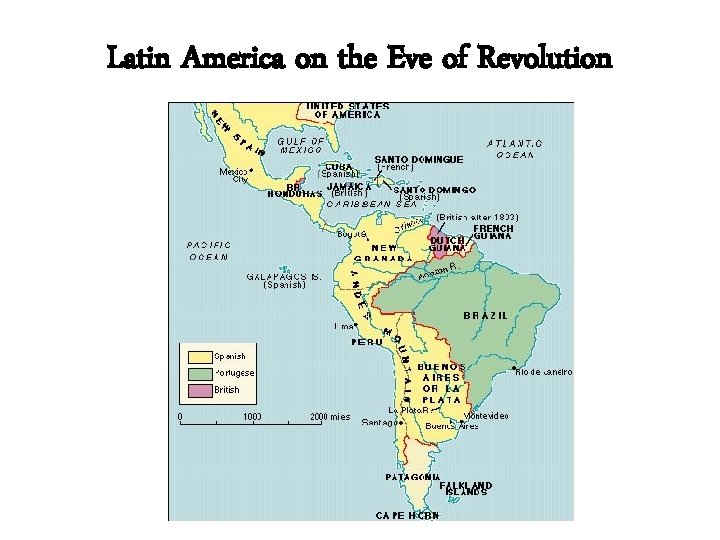 Latin America on the Eve of Revolution 