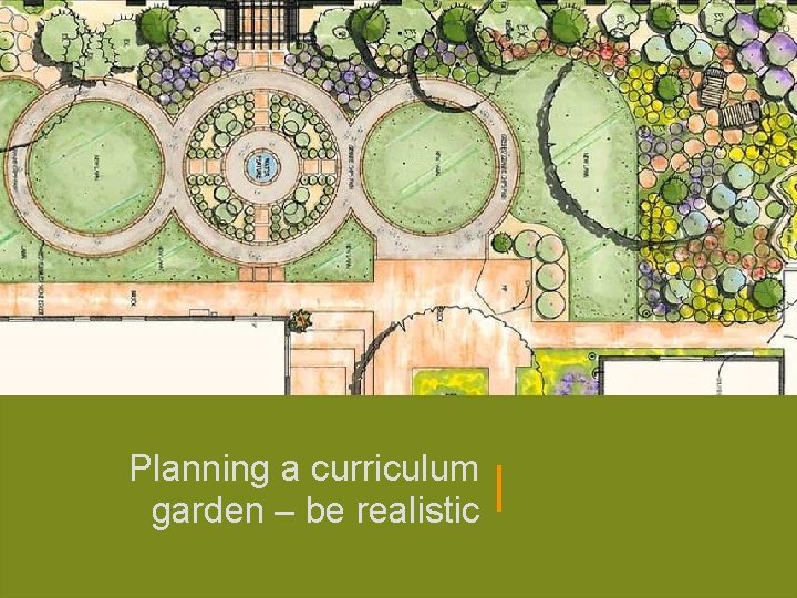 Planning a curriculum garden – be realistic Planning a curriculum garden – be realistic