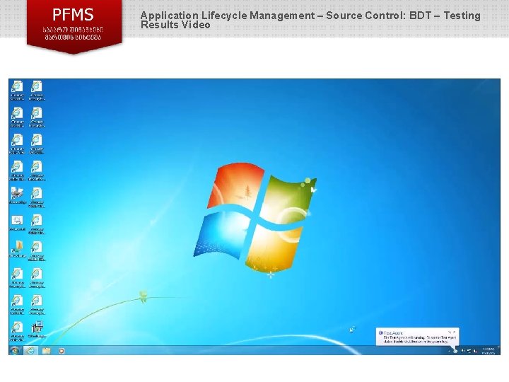 Application Lifecycle Management – Source Control: BDT – Testing Results Video Application Lifecycle Management – Source Control: BDT – Testing Results Video
