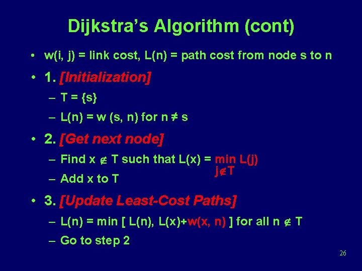 Chapter 10 Packet Switching Packet Switching Principles Routing