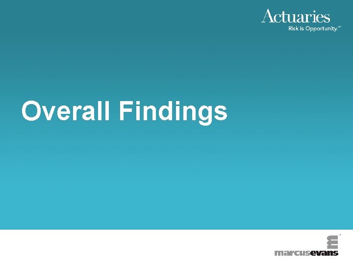 + Overall Findings 