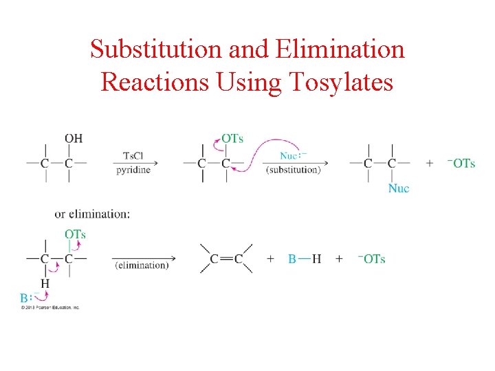 Substitution and Elimination Reactions Using Tosylates 