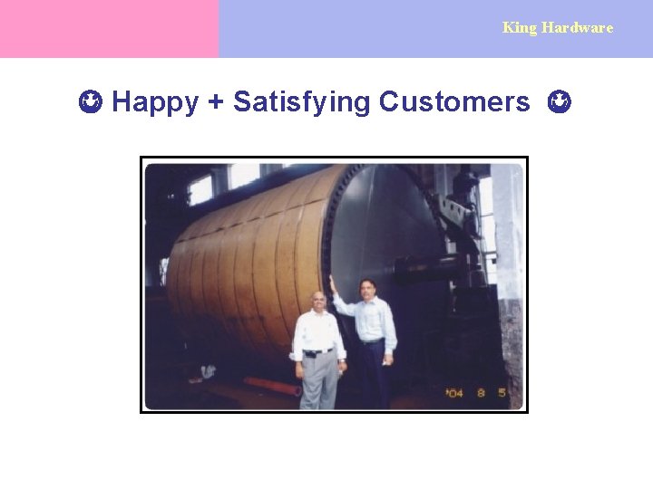 King Hardware Happy + Satisfying Customers 