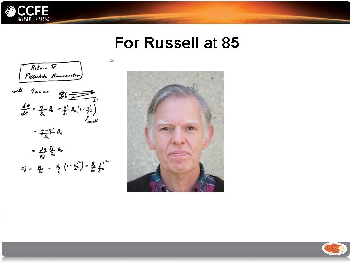 For Russell at 85 