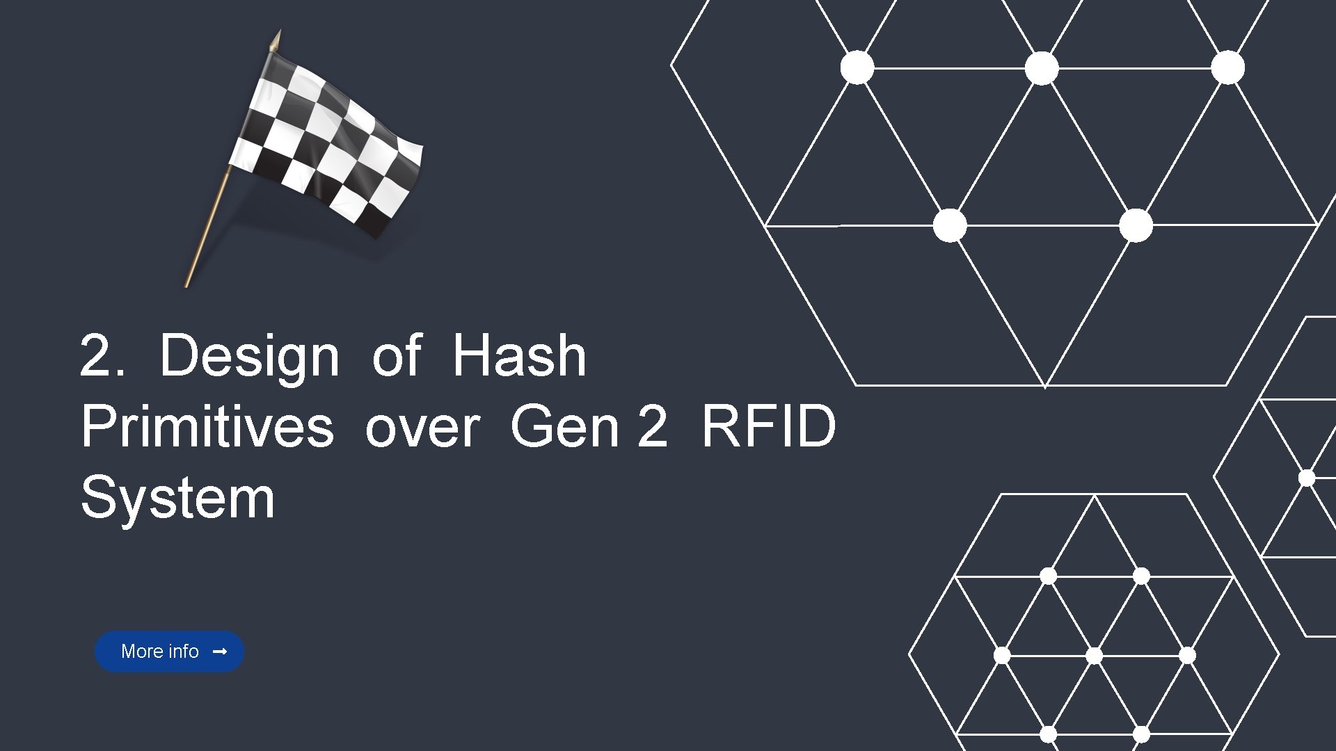 2. Design of Hash Primitives over Gen 2 RFID System More info 